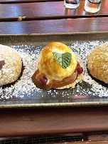 Hausgemachte Schoko-marillenknödel