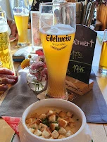 Tannheimer Bergkäsesuppe Mit Knoblauch Croutons